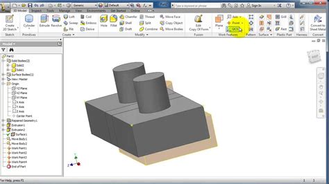 66 AutoDesk Inventor Tutorial UCS Coordinate System YouTube