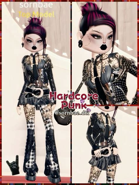 Roblox Hardcore Punk Dress To Impress Outfit SHS
