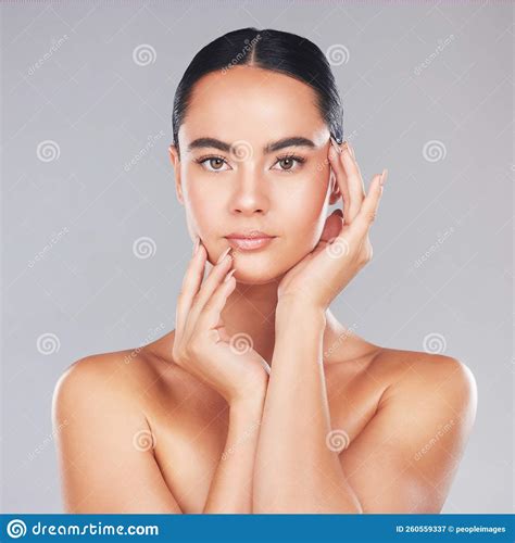 Young Woman Skincare And Beauty Aesthetic Makeup And Facial Wellness