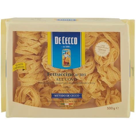 Pasta All Uovo Fettuccine De Cecco 500 Gr N 303