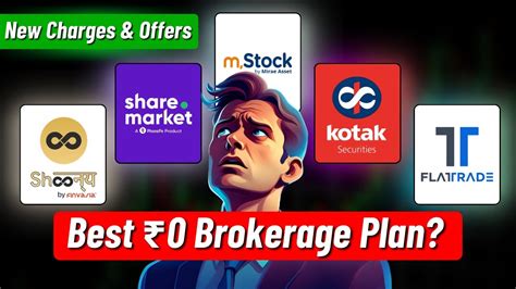 Best Zero Brokerage Demat Account In India Zero Brokerage Demat