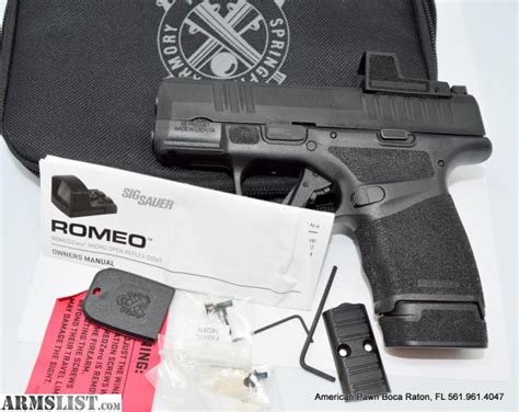 Armslist For Sale Springfield Armory Hellcat 9mm W Sig Sauer Romeo Zero Red Dot Sight