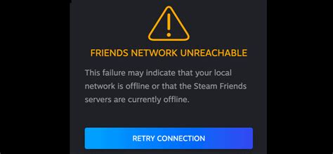 Fix Steam Friends Network Unreachable