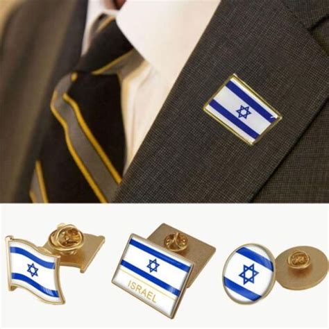 Runde Israelische Flagge Pin Bete F R Sie Israel Flagge Anstecknadel