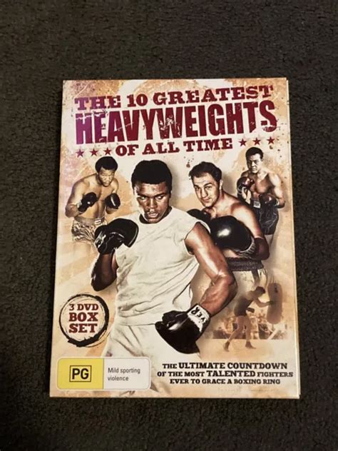 THE 10 GREATEST Heavyweights Of All Time DVD 3 DVD Box Set Region