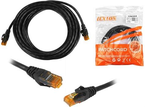 Ltc Kabel Sieciowy Patchcord Utp Cat E M Rj Lan Czarny M