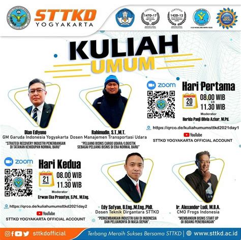 PELAKSANAAN KULIAH UMUM SEMESTER GANJIL T A 2021 2022 SECARA DARING STTKD