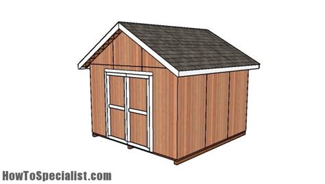 12x12 Gable Shed Plans - Etsy