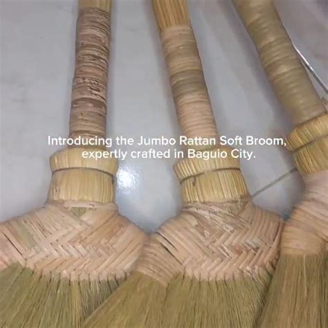 Jumbo Rattan Soft Broom Walis Tambo Makapal Matibay With Cartex