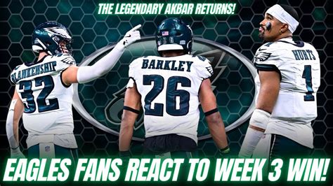 VOICE OF THE FAN Eagles Fans Join Zander Krause After Week 3 Victory