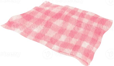 Checkered Pattern Beach Towel Picnic Blanket In Watercolor 9787380 Png