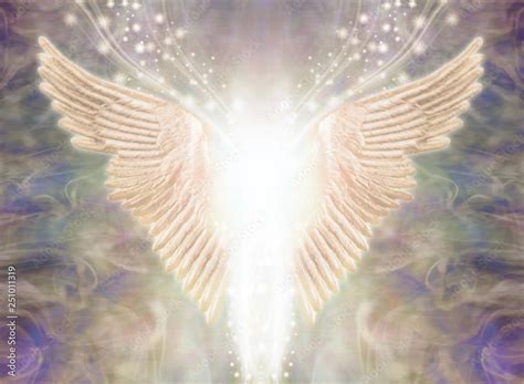 Angelic Light Being - Pair of Angel Wings with bright white light ...
