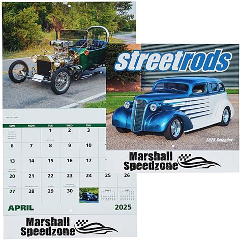 Street Rods Calendar Stapled 112277 St