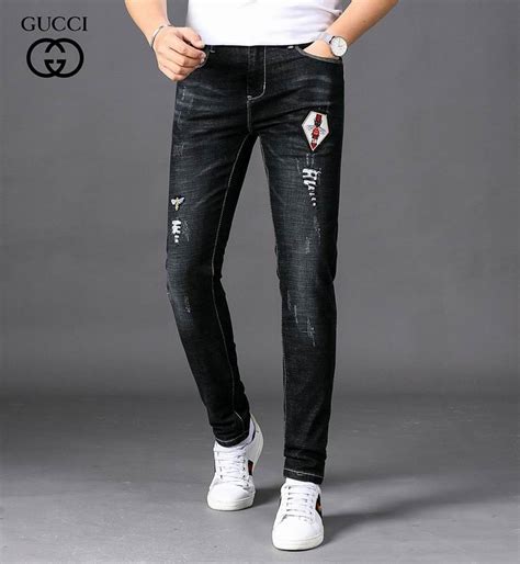 Gucci Long Jeans Men Gg8998j Mens Designer Jeans Mens Casual Outfits