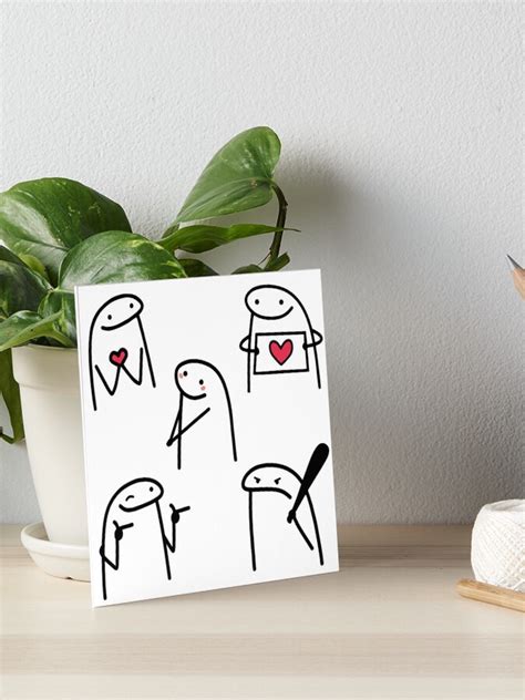 Flork In Love Meme Pack Bundle Art Board Print For Sale By