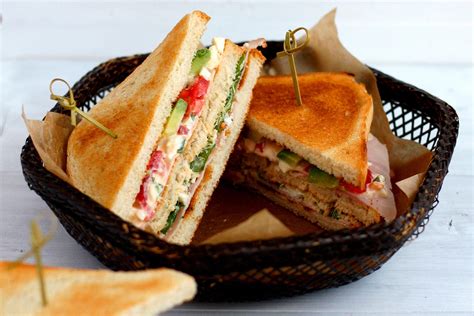 Total Imagen Club Sandwich Con Pollo Abzlocal Mx