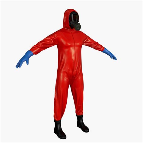 3d hazmat suit model