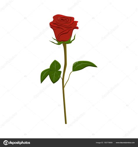 Clip Art Red Rose Vector Stock Vector by ©Jazzanna 193779808