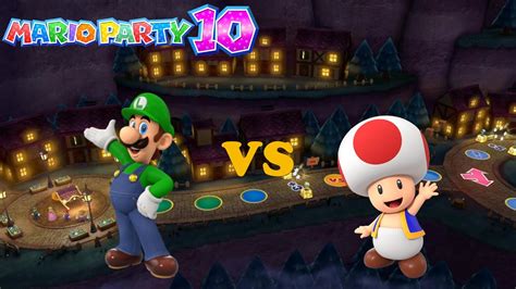 Mario Party 10 Luigi Vs Toad Haunted Trail YouTube