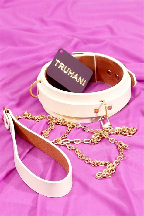 BDSM Submissive White Collar For Sex Restraints Sexy Leather Choker Slave Necklace Fetish