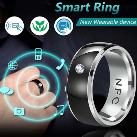 Nfc Multifunctional Finger Ring Intelligent Wearable Connect Android Phone Equipment Waterproof