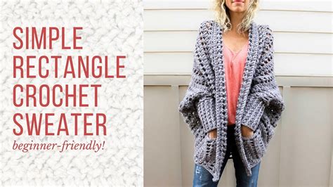 Beginner Friendly Crochet Cardigan Tutorial How To Make A Sweater