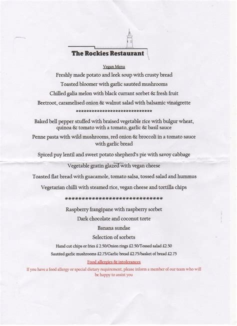 The Rockies Restaurant Anstruther Restaurant Happycow