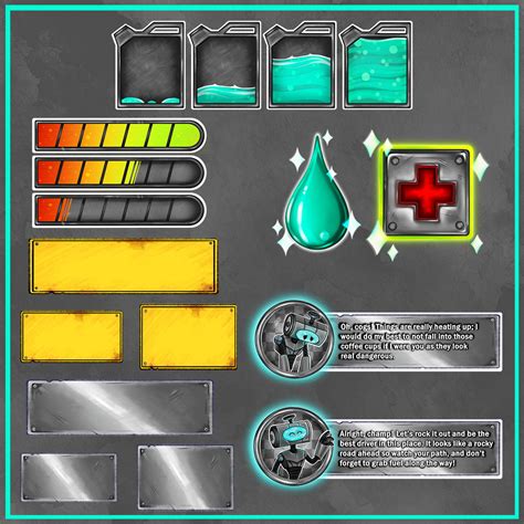 Artstation Game Gui Assets