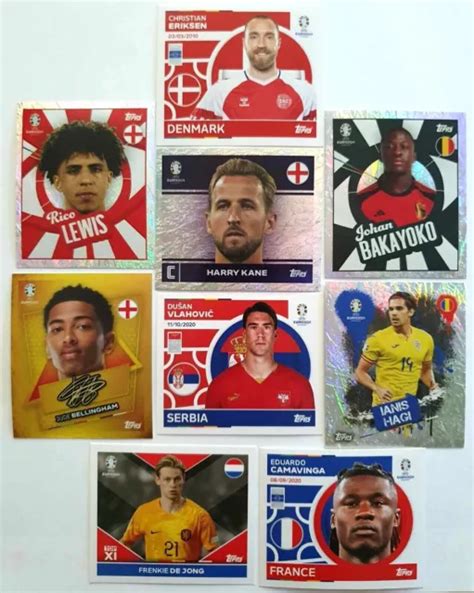 Topps Uefa Euro Em Germany Alle Sticker Zum Aussuchen Same Day