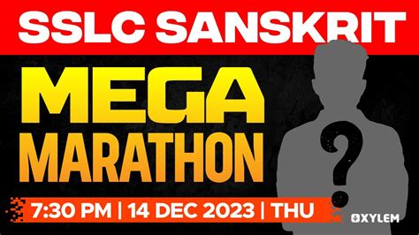 Sslc Christmas Exam Sanskrit Mega Marathon Xylem Sslc Youtube