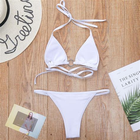 Buy Pcs Sexy Women Summer Swimwear Diamond Bikini Set G String Beach