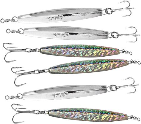 Amazon Pcs Fish Wow Oz Diamond Jig Chrome Silver Jig Mylar