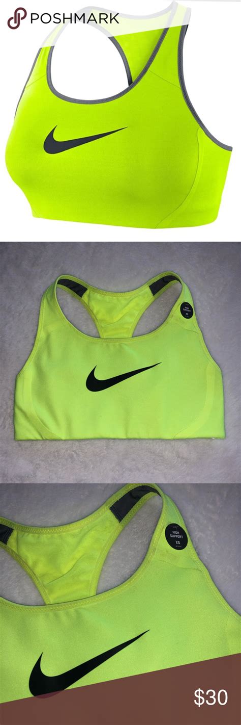 Nike 20 Dri Fit High Impact Sports Bra Volt Black High Impact Sports Bra Hot Pink Sports Bra