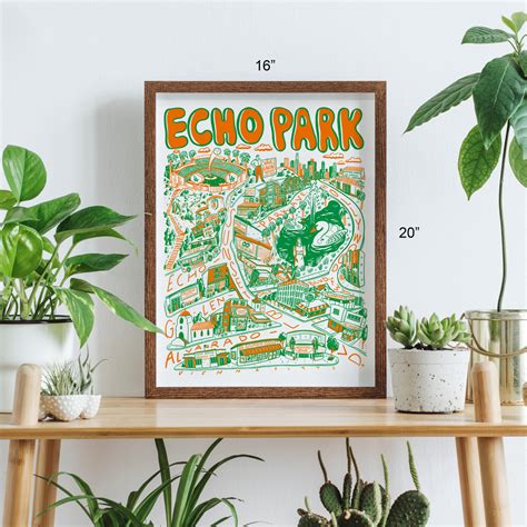 Echo Park Cartoon Map – Vienna Pitts