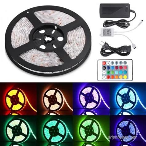 Rgb Dc V Led Waterproof Strip Light M Led Flexible