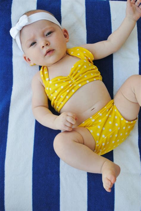 Itsy Bitsy Teeny Weeny Yellow Polka Dot Retro Bikini Swimsuit Etsy