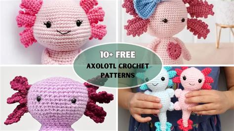 Easy 10 Free Axolotl Crochet Pattern [with Easy Tutorials]