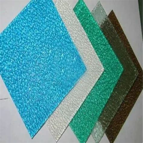 Embossed Polycarbonate Sheet Mm At Rs Square Meter Embossed