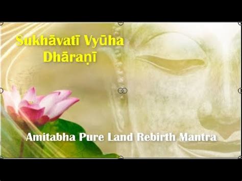 Sukh Vat Vy Ha Dh Ra Amitabha Pure Land Rebirth Mantra Healing