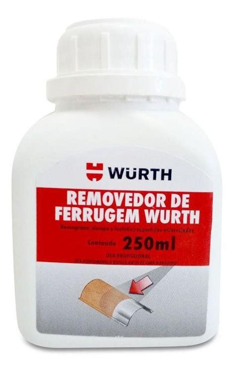 Removedor De Ferrugem Limpa Chassi Desengraxante Wurth Ml Mercado