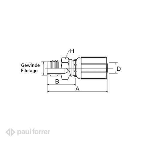 Paul Forrer AG G Pressarmaturen Metrisch