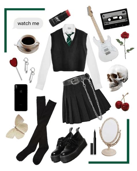 Slytherin Outfit Aesthetic Slytherin Girl Outfit Slytherin Inspired