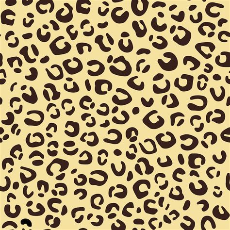 Premium Vector Seamless Pattern Leopard Skin