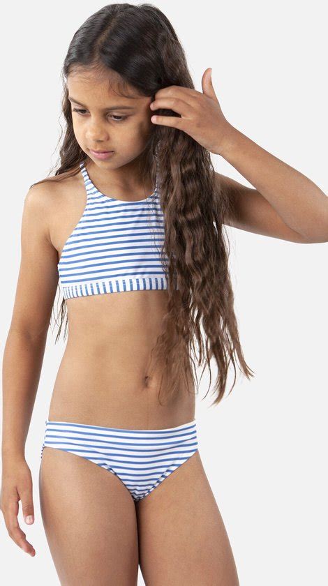 Barts Luanans High Neck Blue Meisjes Bikini Maat 128 Bol