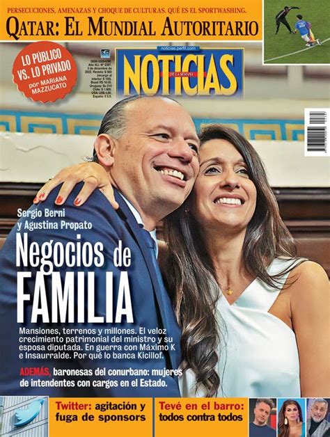 Sergio Berni Y Agustina Propato Negocios De Familia Noticias