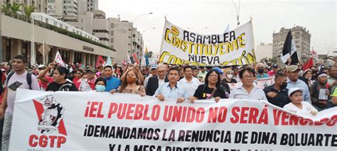 Marchan En Lima Para Exigir Una Nueva Constituci N Clate