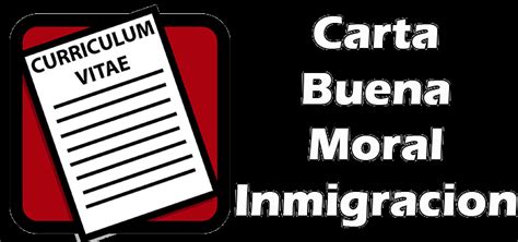 Carta de buena moral para Inmigración 2024