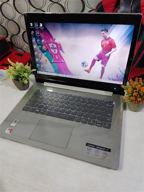 Laptop Lenovo Ideapad Amd Ram 16Gb Ssd Hdd Dual Vga Windows 10 Siap