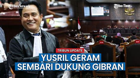 Panik Yusril Beri Penjelasan Majunya Gibran Jadi Cawapres Bantah