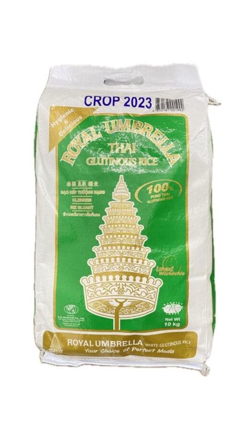 Royal Umbrella Glutinous Rice 10kg Thai Castle Food Market